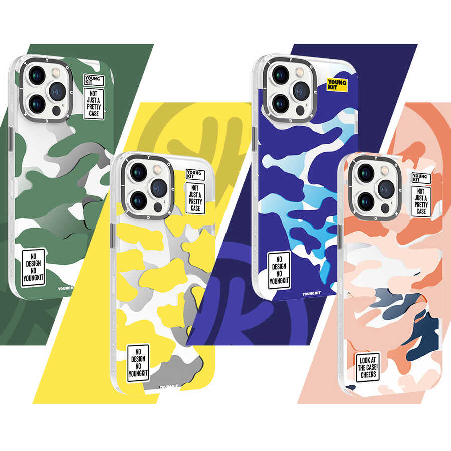 YoungKit Kamuflaj Serisi iPhone 13 Pro Max Telefon Kılıfı - 7 YoungKit Kamuflaj Serisi iPhone 13 Pro Max Telefon Kılıfı - 7